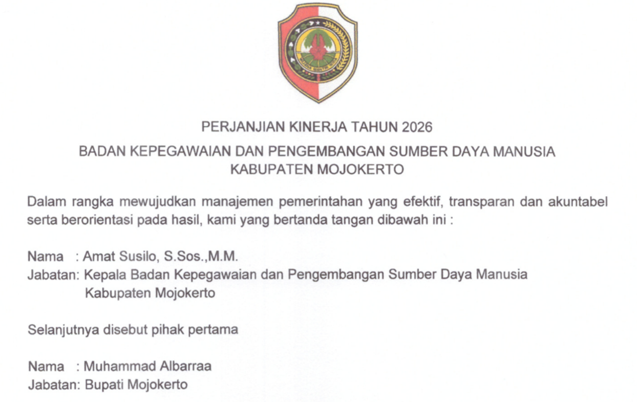 202606 - PERJANJIAN KINERJA BKPSDM TAHUN 2026